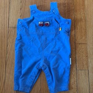 Fire truck theme overalls